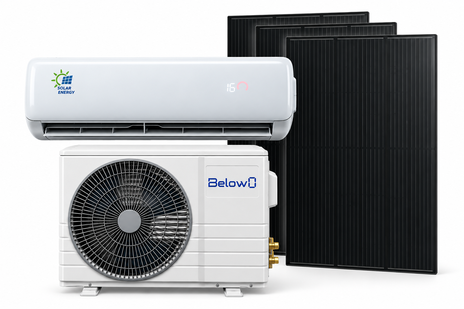 SP-HY-12 · Wall-Mounted Solar Hybrid Split Air Conditioner