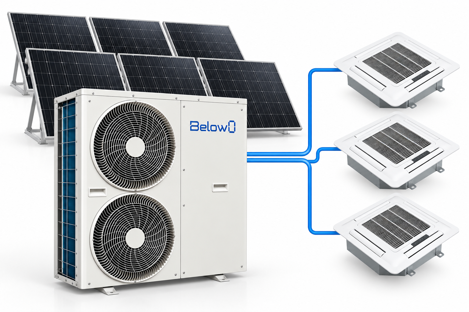 CH-HY-48 · Solar Hybrid Chiller with Fan Coil Units