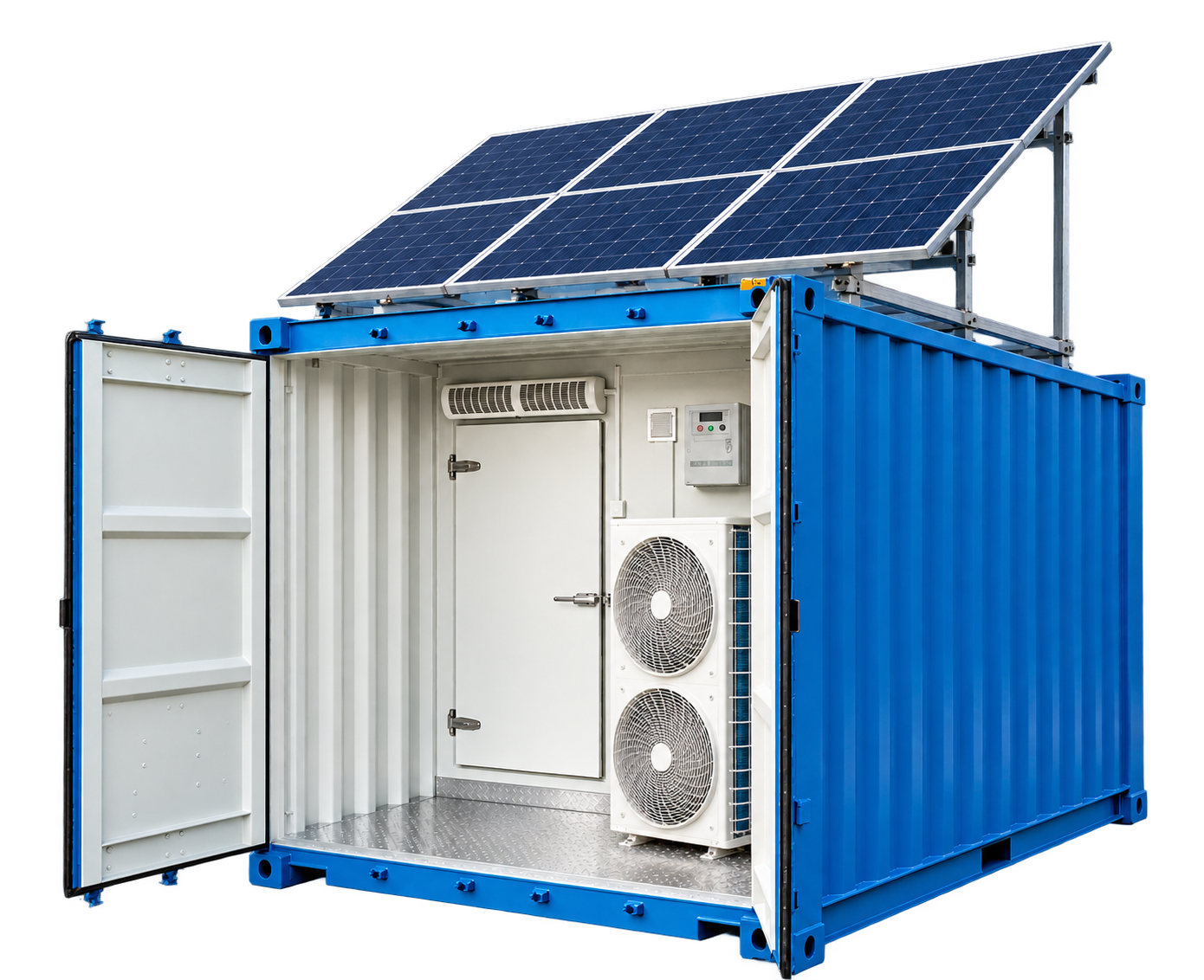 20FT Prebuilt Container Cold Room Structure — provisional illustration