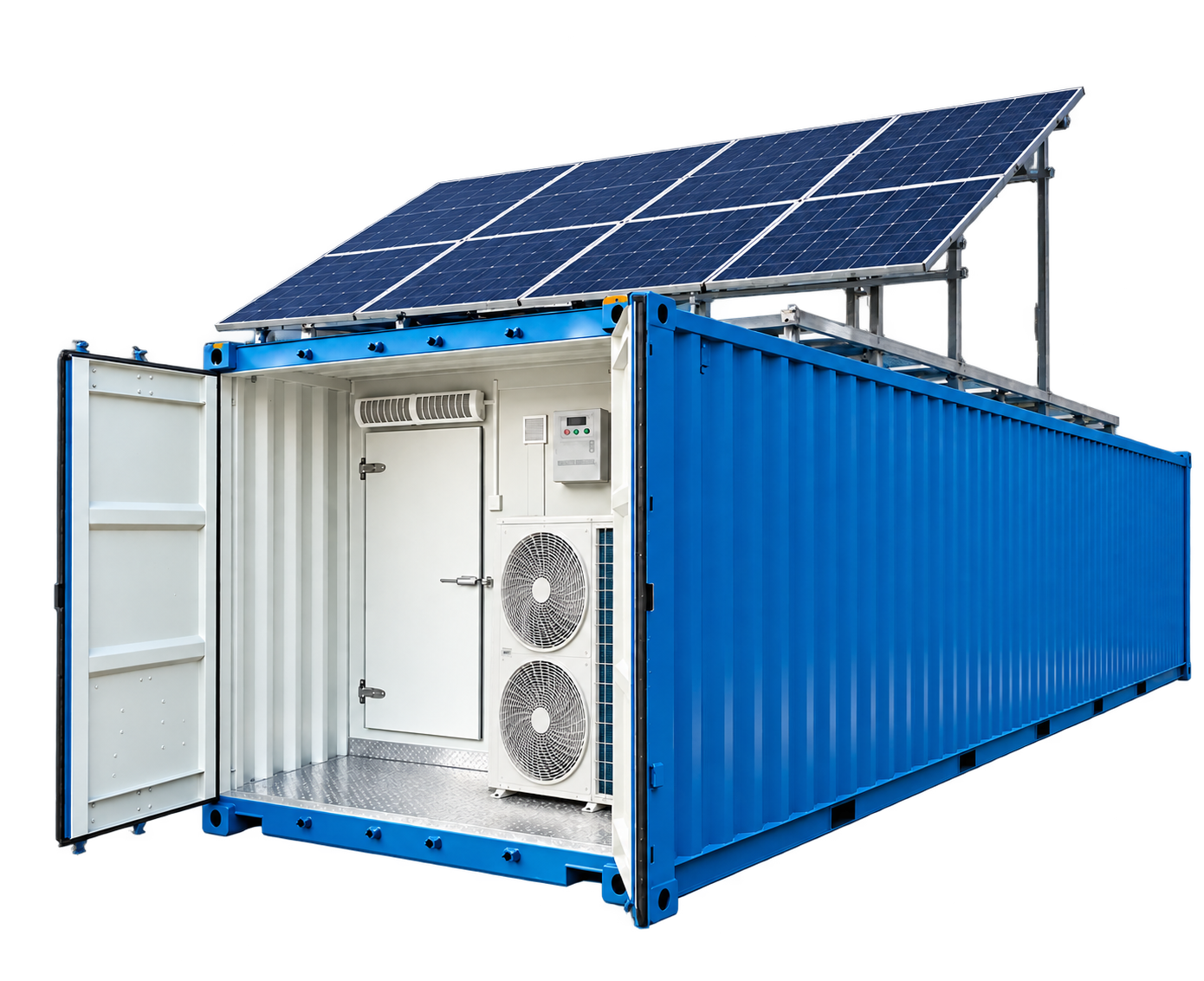 40FT Prebuilt Container Cold Room Structure — provisional illustration