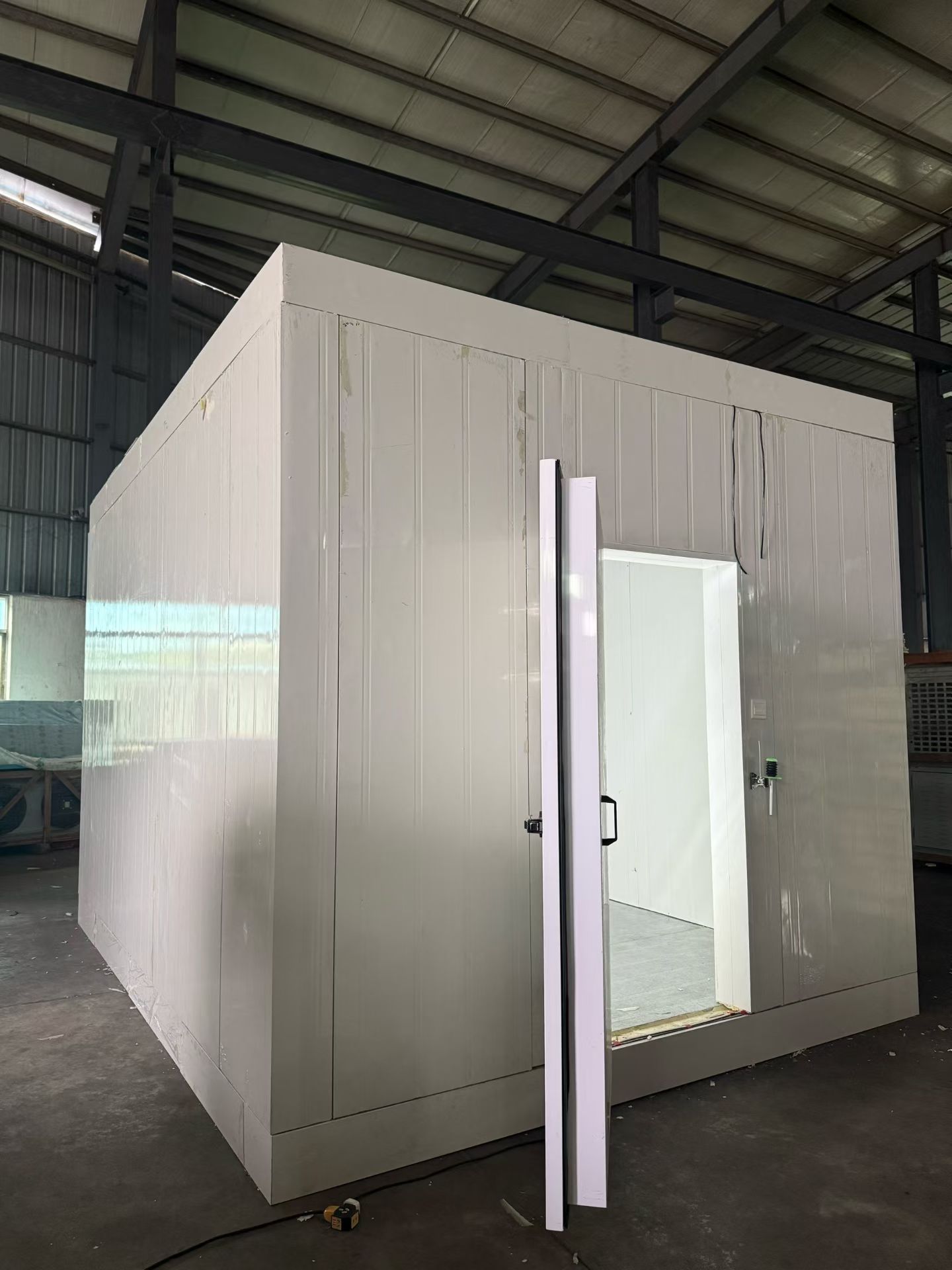 Cold room door and structure