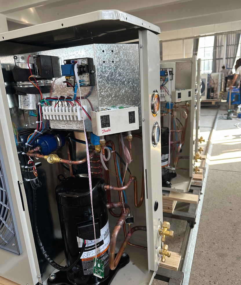 Cooling unit controls and wiring
