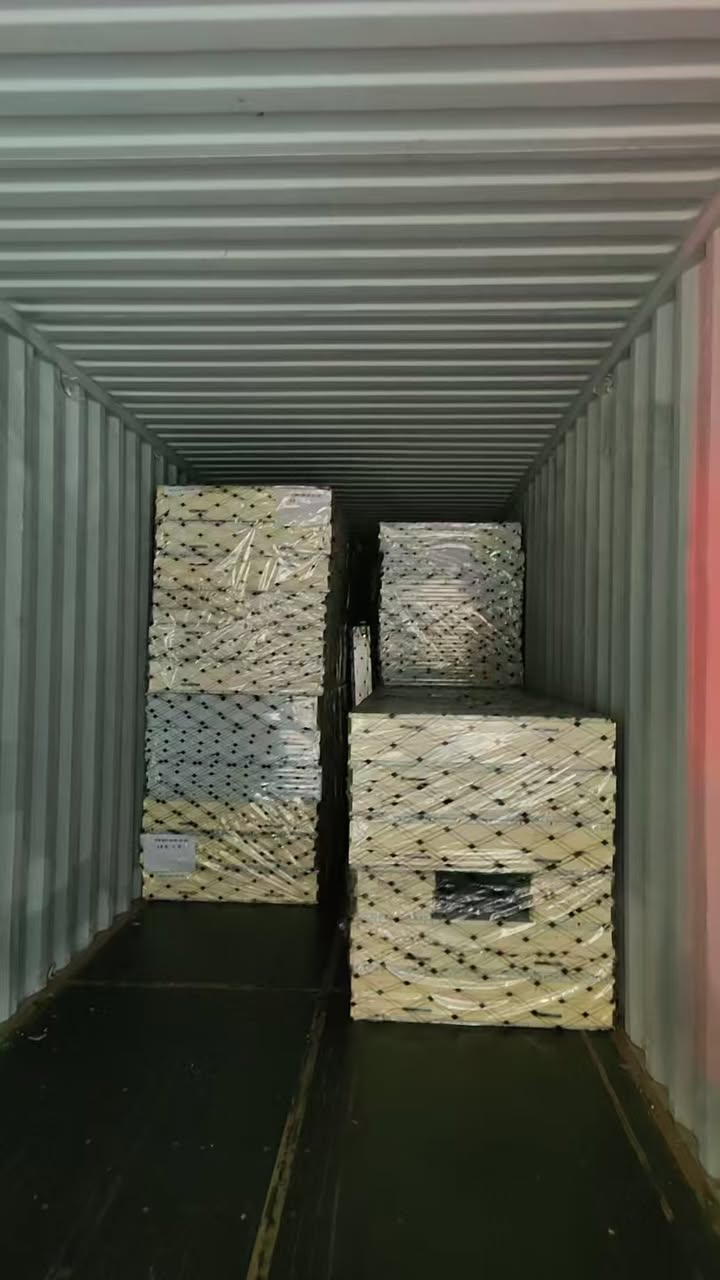 Container cold storage interior